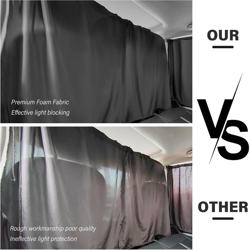 Stacool 5PCS Car Window Shades Kit,Car Privacy Window Cover for Light Blocking and Privacy,Universal CCar Sunshade for Baby CCar Accessories Interior for Sleeping Traveling Camping (5PCS) - Image 3